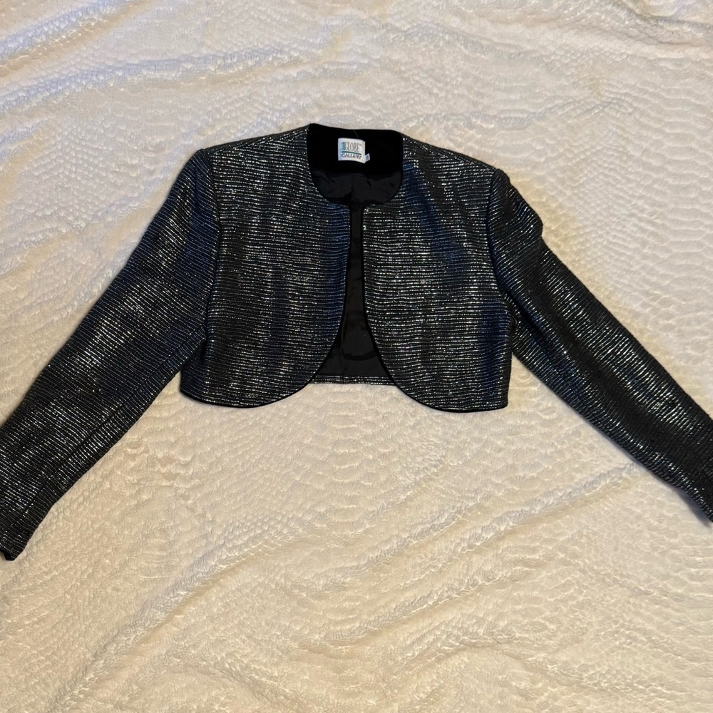 Globe Black and Silver Women's Blazer